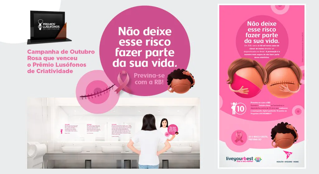 Campanha de Outubro Rosa premiada