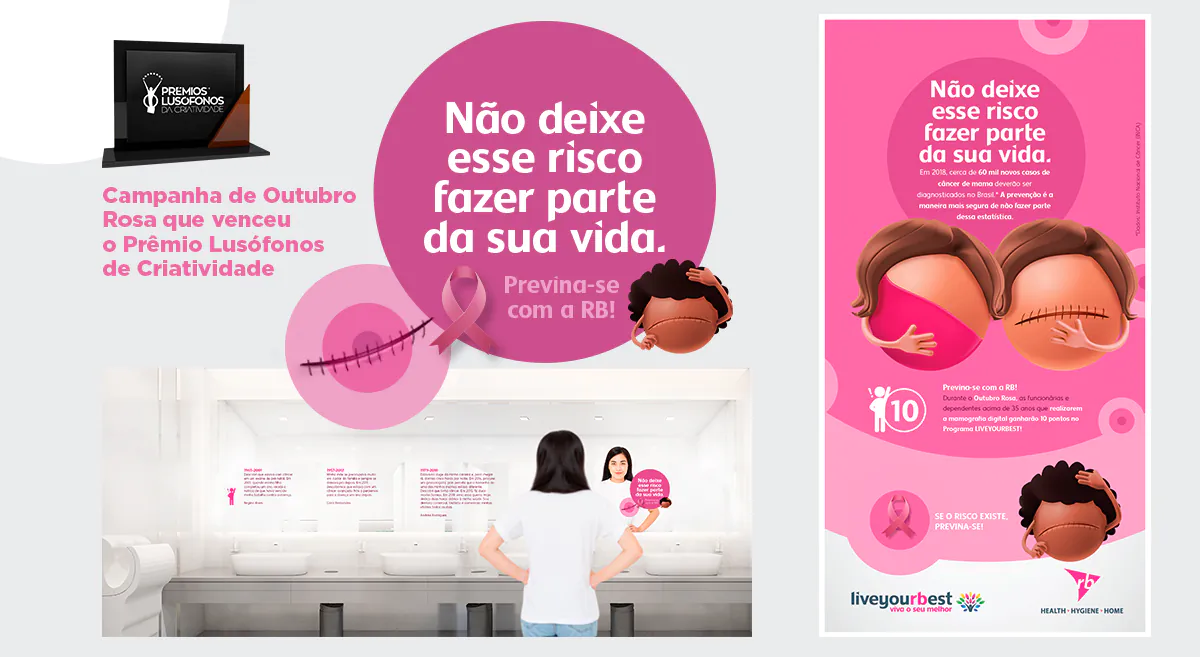 Campanha de Outubro Rosa premiada
