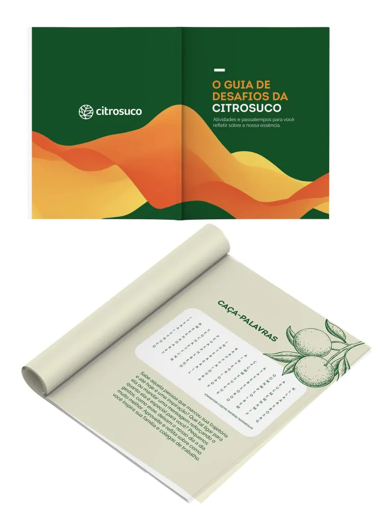 Livro de atividades reflexivas Citrosuco